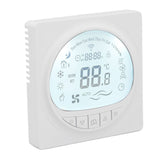 Floor Heating Thermostat Programmable Large LCD Display Plumbing Temperature Controller with 485 Communication 220V