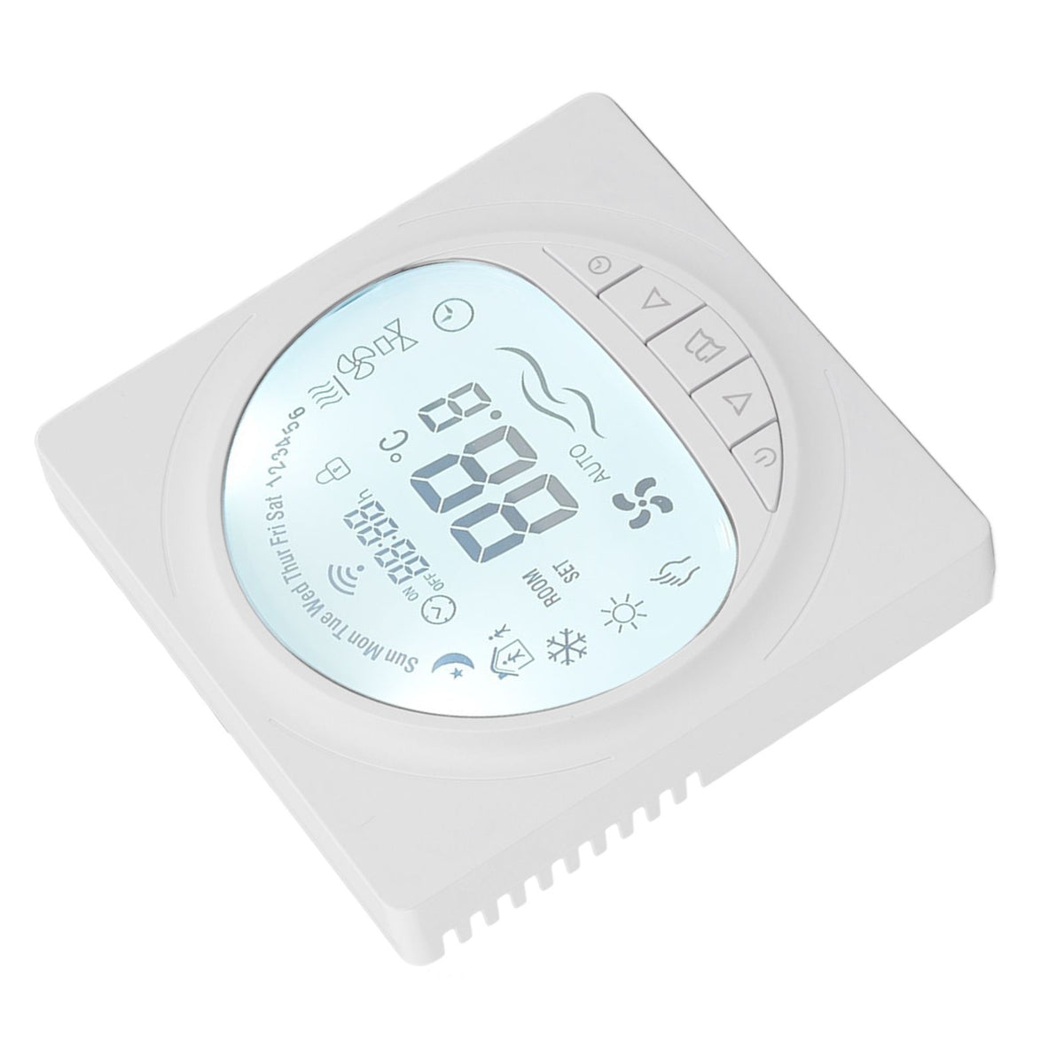 Floor Heating Thermostat Programmable Large LCD Display Plumbing Temperature Controller with 485 Communication 220V