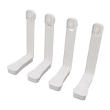 4Pcs Bed Sheet Holders Clips Waterproof Skid Resistance Strong Clamping Force Quilt Sheet Buckle for Mattress Sofa Cover - Top-Down View