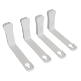 4Pcs Bed Sheet Holders Clips Waterproof Skid Resistance Strong Clamping Force Quilt Sheet Buckle for Mattress Sofa Cover - Extra Image