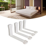 4Pcs Bed Sheet Holders Clips Waterproof Skid Resistance Strong Clamping Force Quilt Sheet Buckle for Mattress Sofa Cover - Extra Image