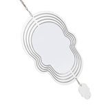 Wind Chime White Simple Delicate Decorative Weather Resistance Ornament for Lamp Tree Wall Skull Pattern