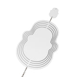 Wind Chime White Simple Delicate Decorative Weather Resistance Ornament for Lamp Tree Wall Skull Pattern - Extra Image