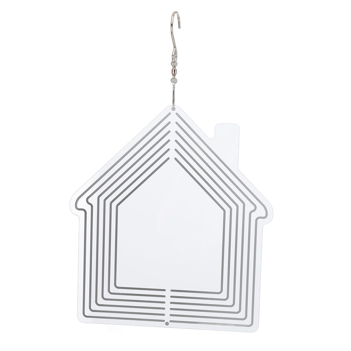 DIY Sublimation Metal Wind Spinner Hanging Blank Wind Chimes Garden Decorative Ornaments House 200x182x1mm