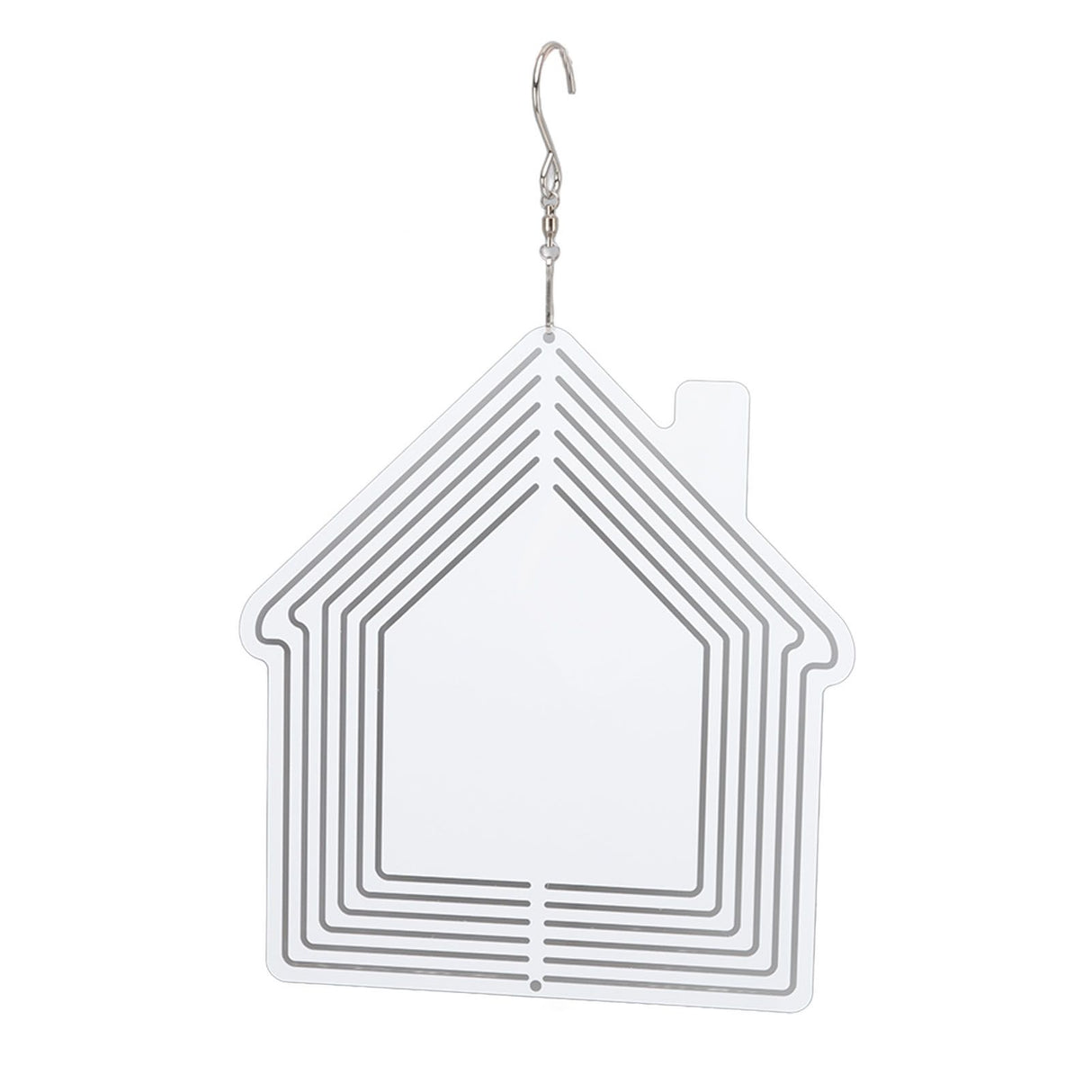 DIY Sublimation Metal Wind Spinner Hanging Blank Wind Chimes Garden Decorative Ornaments House 200x182x1mm