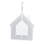 DIY Sublimation Metal Wind Spinner Hanging Blank Wind Chimes Garden Decorative Ornaments House 200x182x1mm