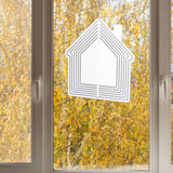DIY Sublimation Metal Wind Spinner Hanging Blank Wind Chimes Garden Decorative Ornaments House 200x182x1mm - Extra Image