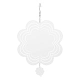 DIY Sublimation Wind Chime Aluminum Blank Wind Chimes Hanging Pendant for Outdoor Garden Courtyard Decoration 200x200x1mm