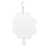 DIY Sublimation Wind Chime Aluminum Blank Wind Chimes Hanging Pendant for Outdoor Garden Courtyard Decoration 200x200x1mm - Side View