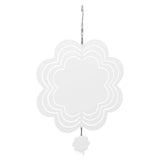 DIY Sublimation Wind Chime Aluminum Blank Wind Chimes Hanging Pendant for Outdoor Garden Courtyard Decoration 200x200x1mm