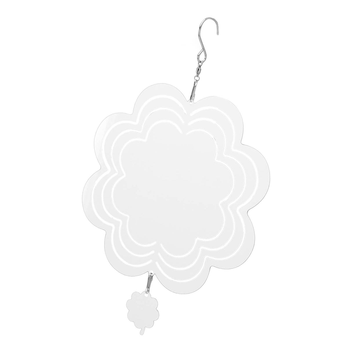 DIY Sublimation Wind Chime Aluminum Blank Wind Chimes Hanging Pendant for Outdoor Garden Courtyard Decoration 200x200x1mm