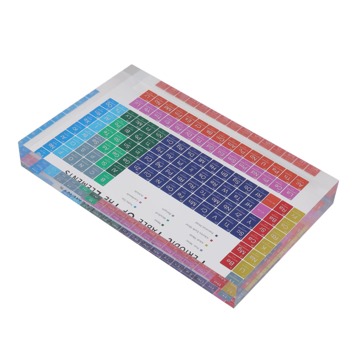 Educational Periodic Table Decoration Safe Odorless Modern Acrylic Periodic Table Elements for Home School Large Size
