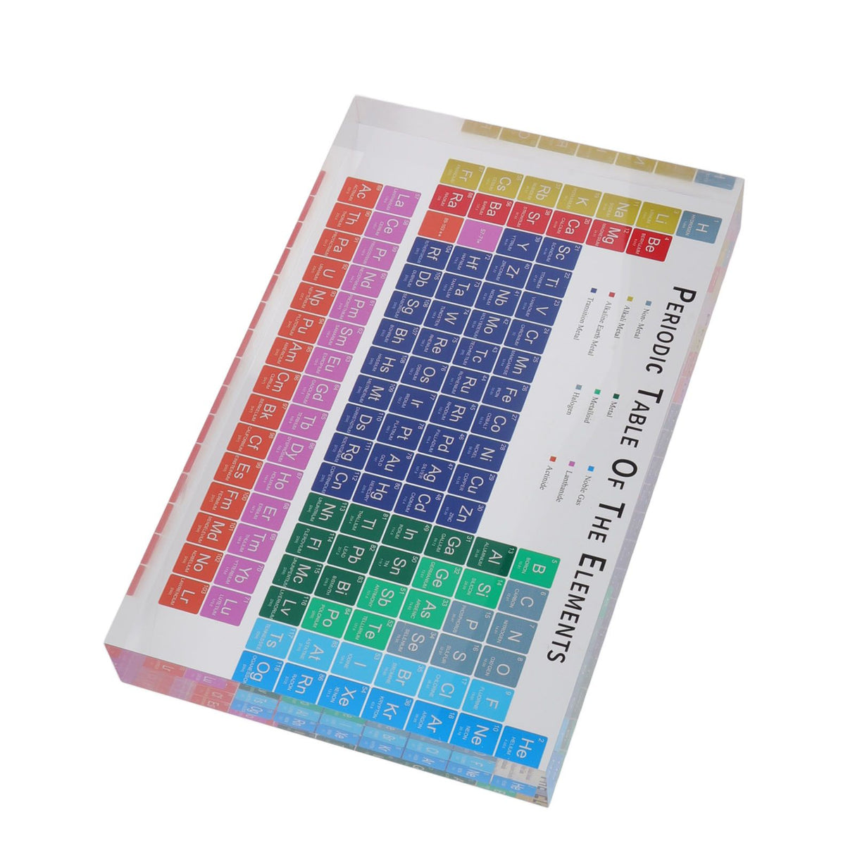 Educational Periodic Table Decoration Safe Odorless Modern Acrylic Periodic Table Elements for Home School Large Size