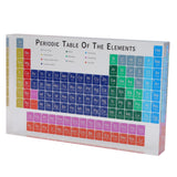 Educational Periodic Table Decoration Safe Odorless Modern Acrylic Periodic Table Elements for Home School Large Size