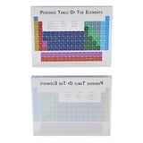 Educational Periodic Table Decoration Safe Odorless Modern Acrylic Periodic Table Elements for Home School Small Size