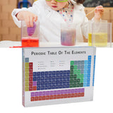 Educational Periodic Table Decoration Safe Odorless Modern Acrylic Periodic Table Elements for Home School Small Size - Extra Image