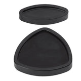 EDC Push Toy Triangluar Anti Pressure Pivot Magnetic Toys Stress Relief Fingertip Toy for 15‑35 Years Old Youth Black