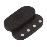 Ebony Magnetic Push Slider Toy Anti Stress Adults Hardwood Push Slider Stress Relief Sensory Toys Autism ADHD Unlimited Sunflower - Close-Up Angle