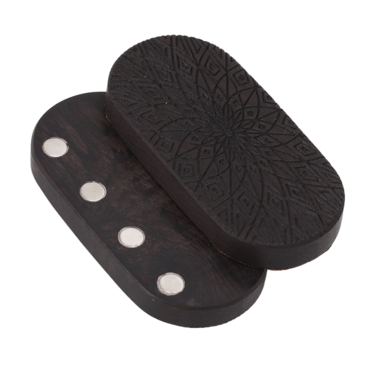 Ebony Magnetic Push Slider Toy Anti Stress Adults Hardwood Push Slider Stress Relief Sensory Toys Autism ADHD Unlimited Sunflower