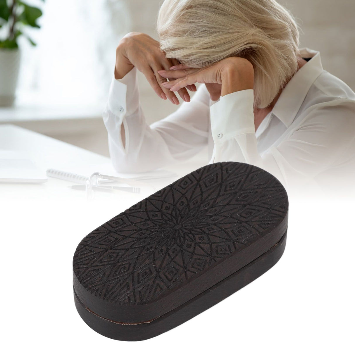 Ebony Magnetic Push Slider Toy Anti Stress Adults Hardwood Push Slider Stress Relief Sensory Toys Autism ADHD Unlimited Sunflower