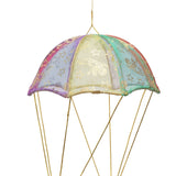 Parachute Christmas Ornaments Lovely Shape Safe Eco Friendly Fleece PC Christmas Hanging Ornament Parachute for Kids Somersault - Extra Image