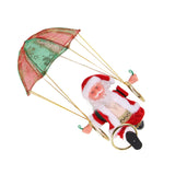 Parachute Christmas Ornaments Lovely Shape Safe Eco Friendly Fleece PC Christmas Hanging Ornament Parachute for Kids Circling