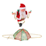 Parachute Christmas Ornaments Lovely Shape Safe Eco Friendly Fleece PC Christmas Hanging Ornament Parachute for Kids Circling