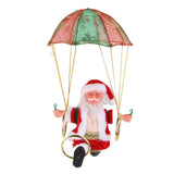 Parachute Christmas Ornaments Lovely Shape Safe Eco Friendly Fleece PC Christmas Hanging Ornament Parachute for Kids Circling