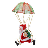 Parachute Christmas Ornaments Lovely Shape Safe Eco Friendly Fleece PC Christmas Hanging Ornament Parachute for Kids Circling