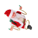 Parachute Christmas Ornaments Lovely Shape Safe Eco Friendly Fleece PC Christmas Hanging Ornament Parachute for Kids Circling