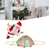 Parachute Christmas Ornaments Lovely Shape Safe Eco Friendly Fleece PC Christmas Hanging Ornament Parachute for Kids Circling