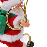 Parachute Christmas Ornaments Lovely Shape Safe Eco Friendly Fleece PC Christmas Hanging Ornament Parachute for Kids Circling