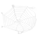 3.6m Spider Web Halloween Decorations White Round Net Spooky Cobwebs for Outdoor Indoor Party Yard