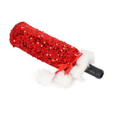 Christmas Wine Bottle Cover Beautiful Shiny Sequin Cloth Decorative Bottle Sleeve Cover for Christmas Parties Red