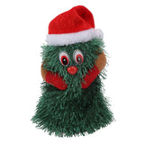 Tabletop Christmas Tree Musical Rotatable Cute Plant Shape Christmas Tree Figurine Decoration - Side View