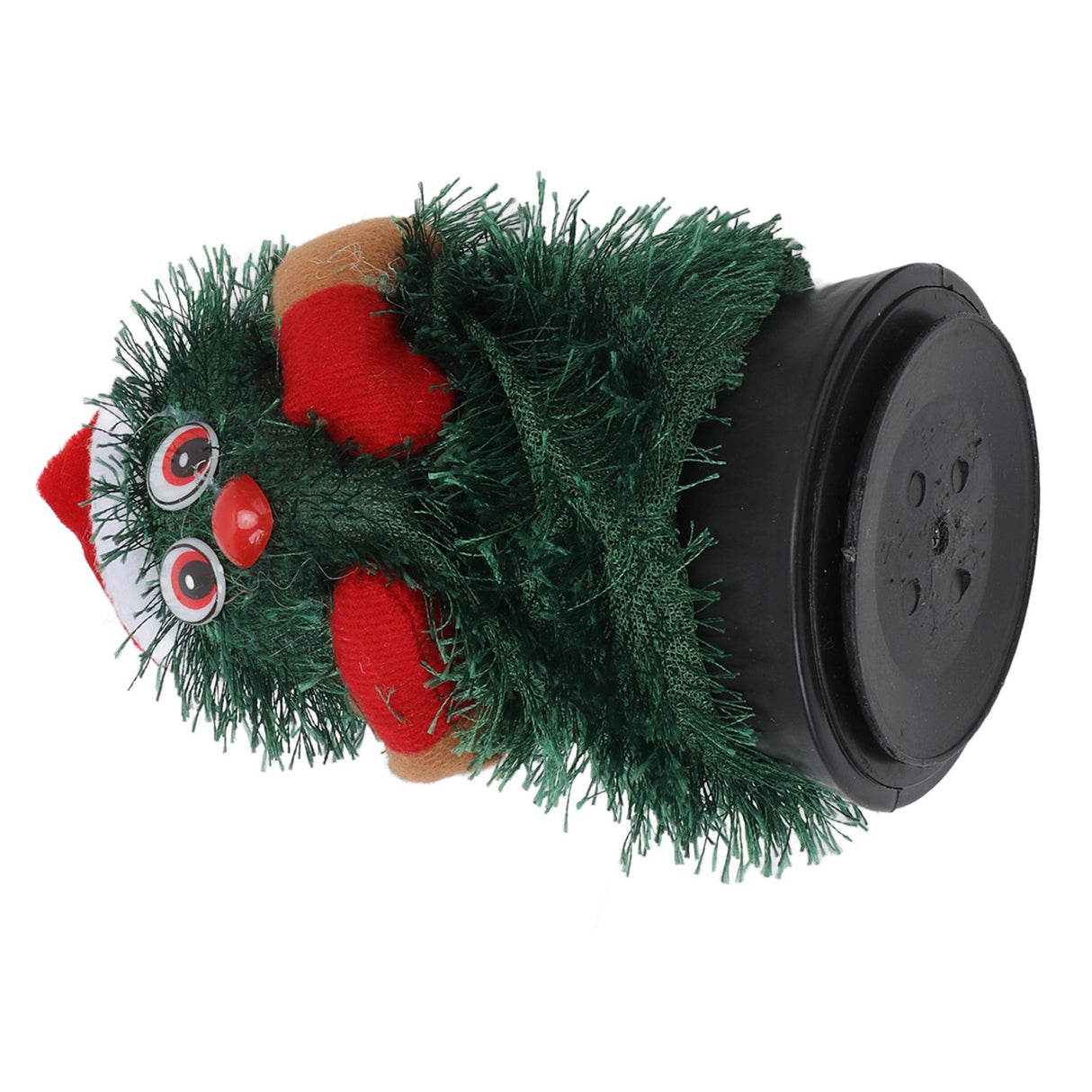 Tabletop Christmas Tree Musical Rotatable Cute Plant Shape Christmas Tree Figurine Decoration