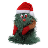 Tabletop Christmas Tree Musical Rotatable Cute Plant Shape Christmas Tree Figurine Decoration