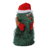Tabletop Christmas Tree Musical Rotatable Cute Plant Shape Christmas Tree Figurine Decoration - Extra Image