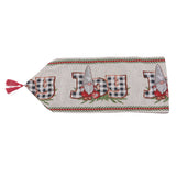 Christmas Table Runner Reusable Washable 1.8m Long Knitted Fabric Table Runner Holiday for Home Cafe Type 2 - 45-Degree Angle