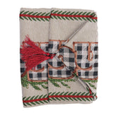 Christmas Table Runner Reusable Washable 1.8m Long Knitted Fabric Table Runner Holiday for Home Cafe Type 2