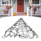 5x5m Spider Web Halloween Decoration Spooky Halloween Party Decorative Cobwebs for Indoor Outdoor Haunted Houses