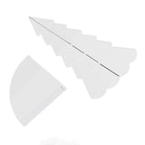 Handmade Christmas Tree Quilting Set Transparent Acrylic DIY Sewing Pattern Template Ruler Tool Set for Bowl Mats Making S