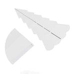 Handmade Christmas Tree Quilting Set Transparent Acrylic DIY Sewing Pattern Template Ruler Tool Set for Bowl Mats Making S
