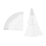 Handmade Christmas Tree Quilting Set Transparent Acrylic DIY Sewing Pattern Template Ruler Tool Set for Bowl Mats Making M