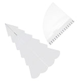 Handmade Christmas Tree Quilting Set Transparent Acrylic DIY Sewing Pattern Template Ruler Tool Set for Bowl Mats Making M - Extra Image