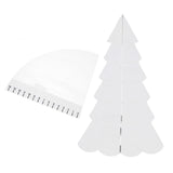 Handmade Christmas Tree Quilting Set Transparent Acrylic DIY Sewing Pattern Template Ruler Tool Set for Bowl Mats Making M