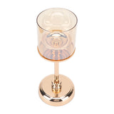 Light Luxury French Candlestick Ornament Table Candle Holder Romantic Candlelight Dinner Decorative Props Champagne Gold