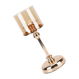 Light Luxury French Candlestick Ornament Table Candle Holder Romantic Candlelight Dinner Decorative Props Champagne Gold