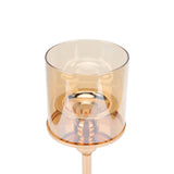 Light Luxury French Candlestick Ornament Table Candle Holder Romantic Candlelight Dinner Decorative Props Champagne Gold - Extra Image