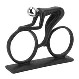 Cycling Ornament Resin Simple Streamlined Appearance Desktop Decoration for TV Table - Low Angle